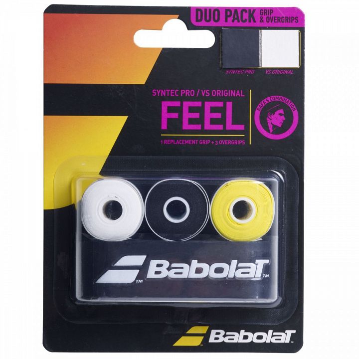 Babolat Syntec Pro + VS Original x3 Duo Pack - Zestaw owijek